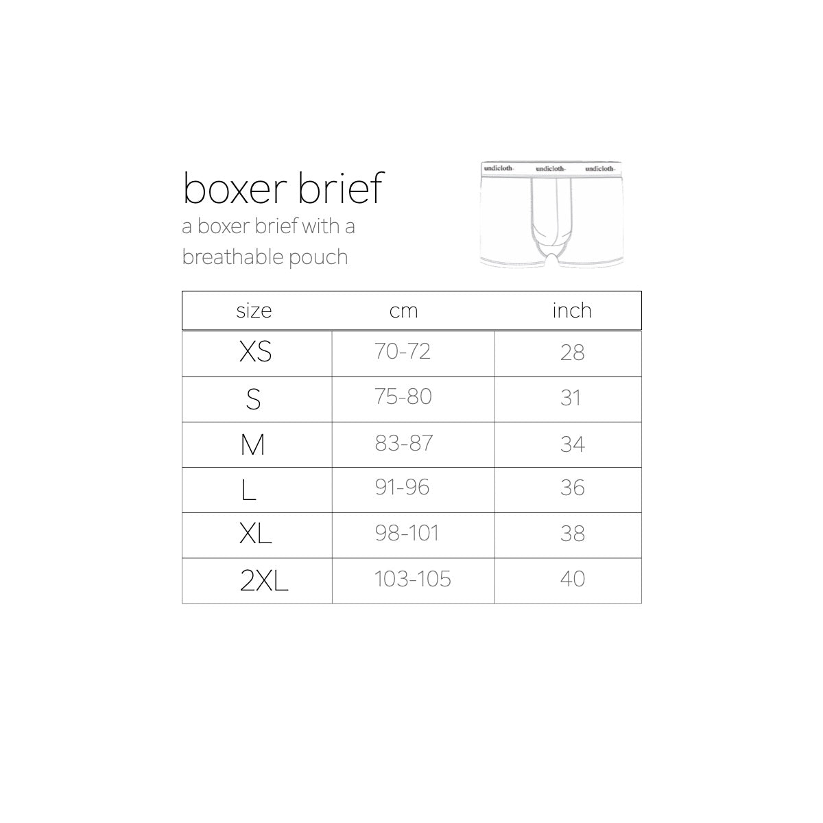 boxer brief grey